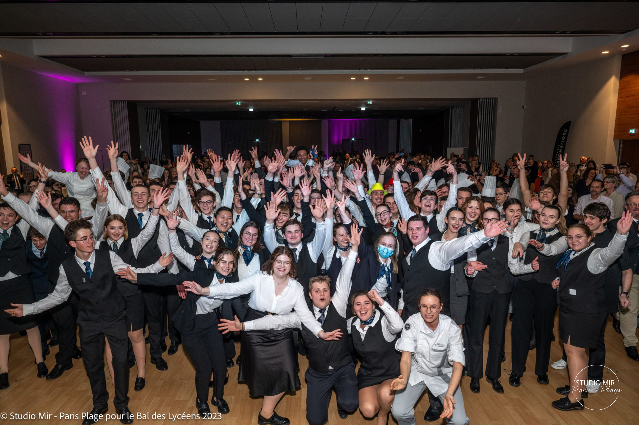 Reportage photos pour le bal du Lycée Hôtelier du Touquet