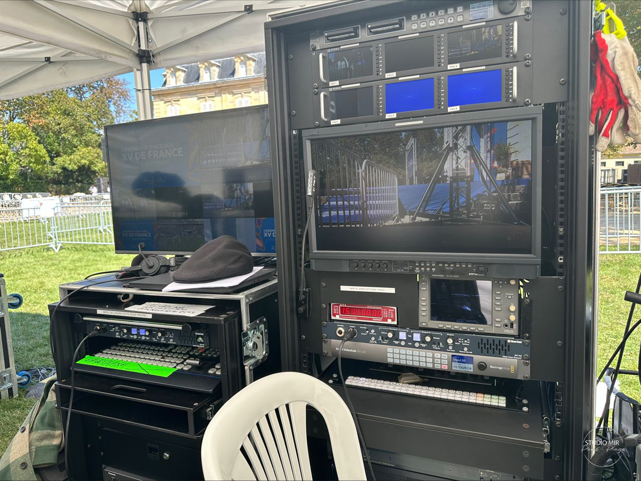 Captation live à Rueil Malmaison pour l’équipe de France de rugby