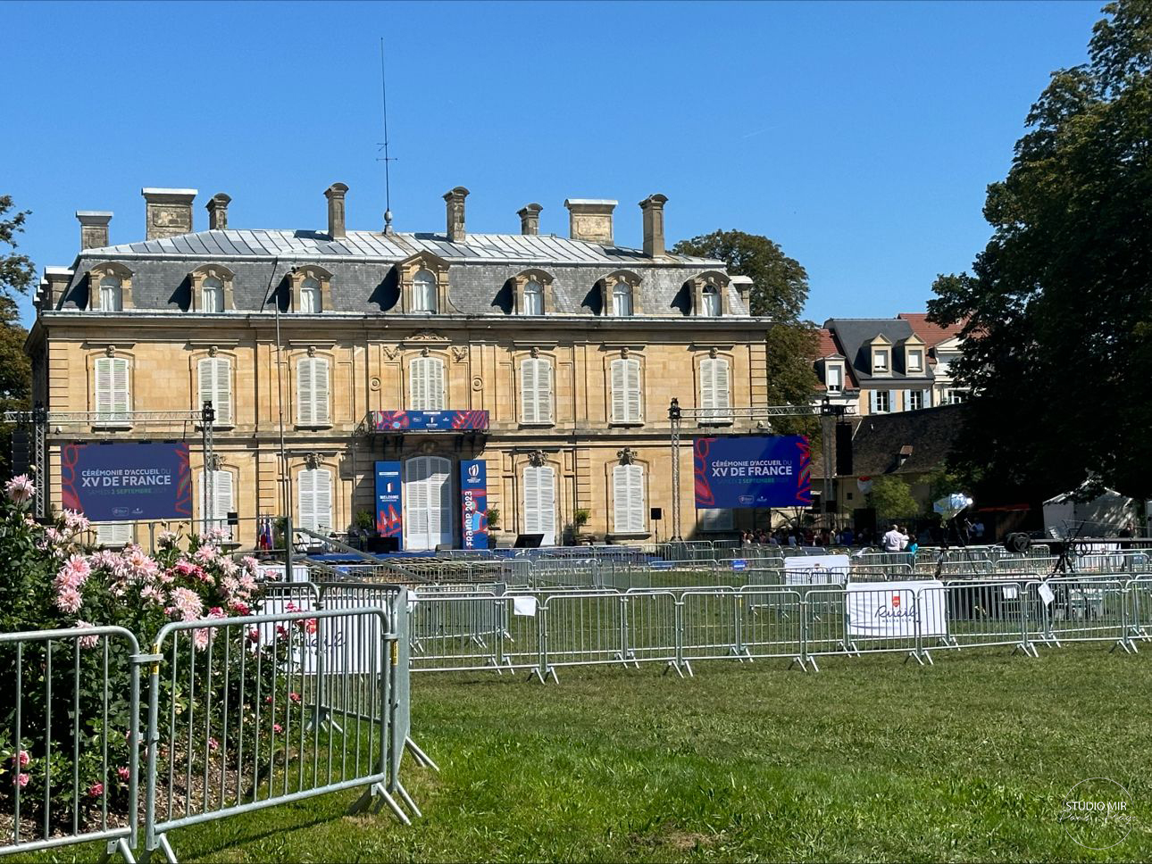 Captation live à Rueil Malmaison pour l’équipe de France de rugby