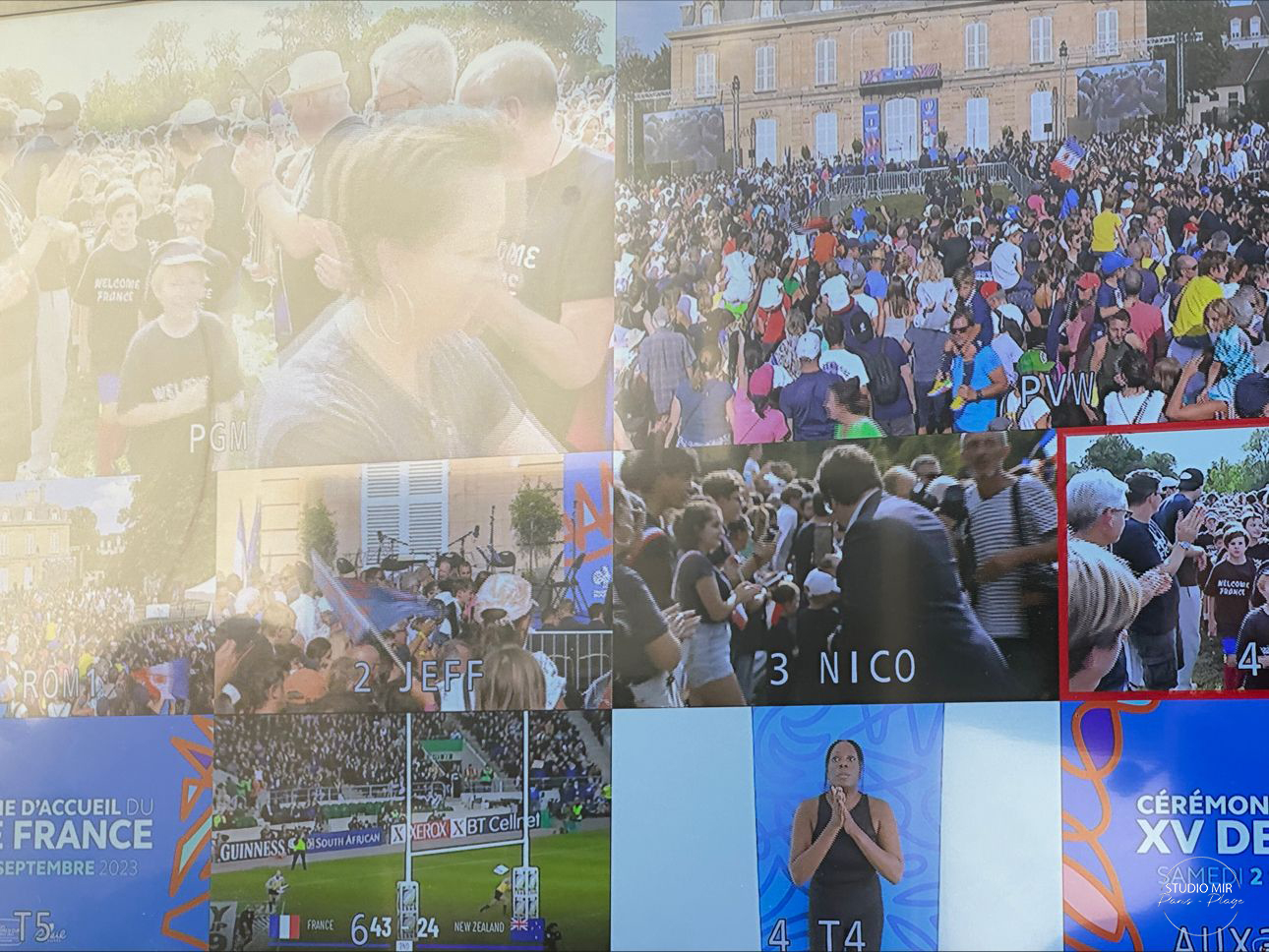 Captation live à Rueil Malmaison pour l’équipe de France de rugby