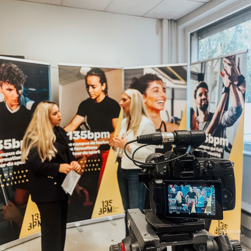 Tournage vidéo pour le 1er campus sport dans les Hauts-de-France